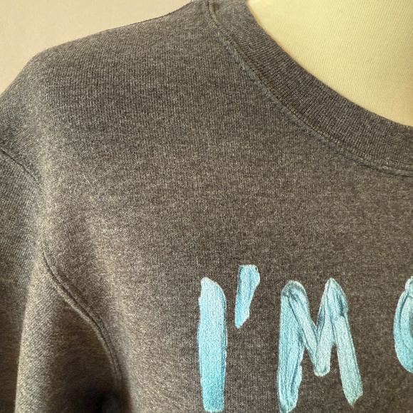 NWOT SWEATSHIRT NOVELTY DOG FLEECE LINED COMFY CASUAL STREETWEAR NO TAGS SM - Picture 7 of 11